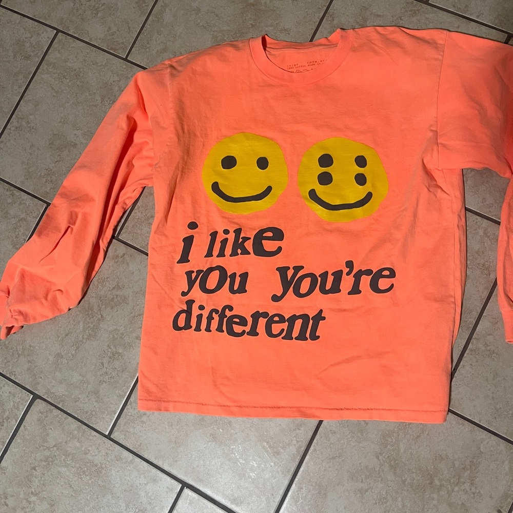 CPFM Cactus Plant Flea Market / Long Sleeve Shirt - Orange with Yellow